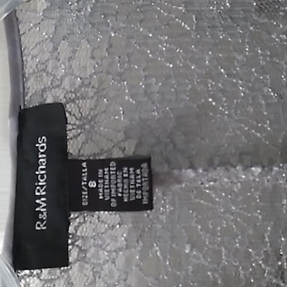 R & M Richard's 2pc Lace & Sequined Dress - Picture 4 of 14